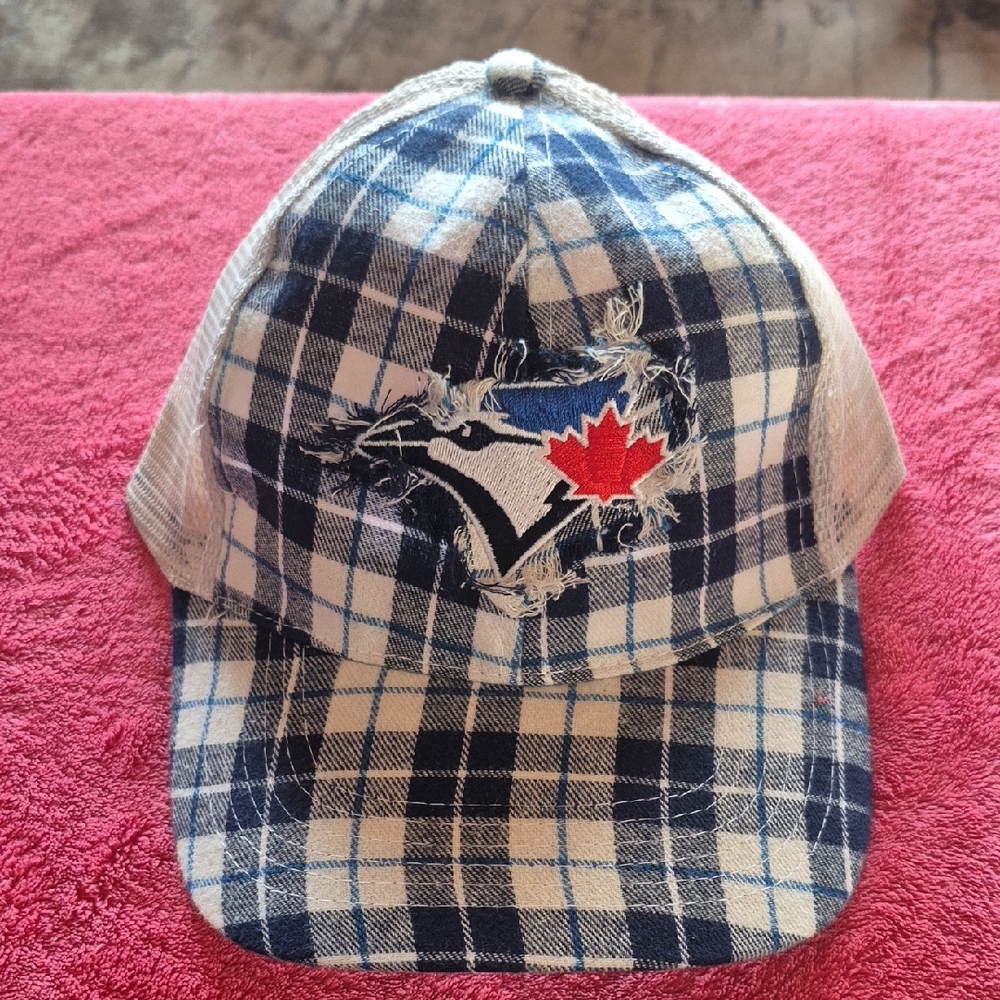 Blue Plaid Toronto Blue Jays Cap